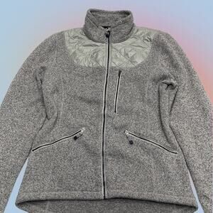 KOPPEN Women’s Large Gray Fleece Jacket